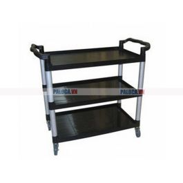 Xe đẩy thức ăn 3 tầng bằng nhựa