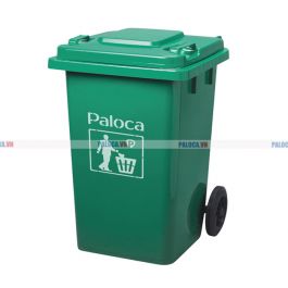 Thùng rác nhựa 80L (xanh lá)