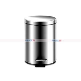Thùng rác inox đạp chân 8 lít