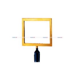 Bảng thông báo cắm trên cột chắn inox