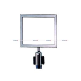Bảng thông báo cột chắn inox dây căng