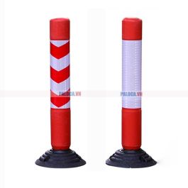 cột trụ dẻo phân làn phân cách cao su