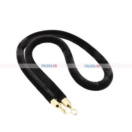 Dây nhung trùng màu đen của trụ chắn