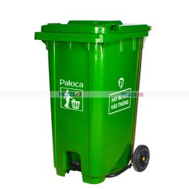 Thùng rác nhựa composite 120 lít 