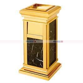 Thùng rác đá có gạt tàn thuốc