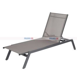 Ghế bể bơi khung nhôm vải lưới teslin