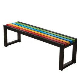 Ghế công cộng không tựa gỗ nhựa TQGKT-2