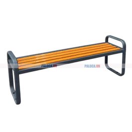 Ghế công viên nan sắt giả gỗ