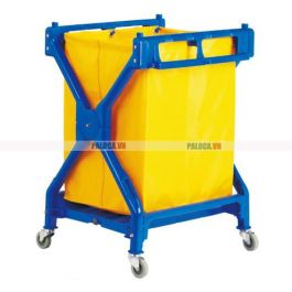 Xe đẩy đồ giặt là trong khách sạn 