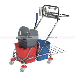 Xe đẩy lau sàn loại lớn trong khách sạn