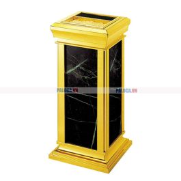 Thùng rác đá có khay gạt tàn thuốc lá