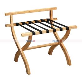 Kệ để hành lý gỗ 6 dây căng