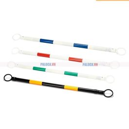 Thanh chắn co dãn an toàn nối 2 cọc tiêu