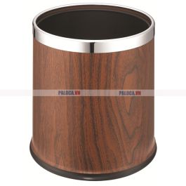 Thùng rác văn phòng giả gỗ cao cấp