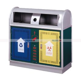 Thùng đựng rác công cộng 2 ngăn loại lớn