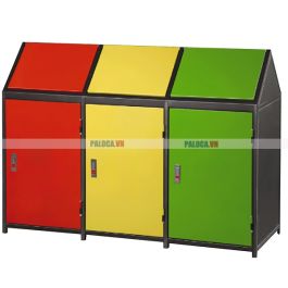 Thùng rác công cộng 3 ngăn