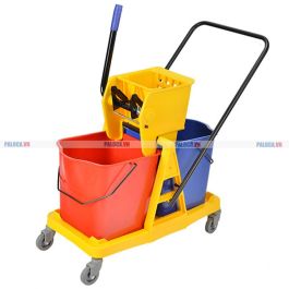 xe vắt móp đôi 46l khung nhựa