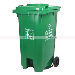 Thùng rác composite 240L màu xanh lá cây