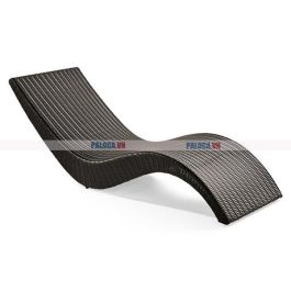 Ghế hồ bơi mây nhựa hình chữ S
