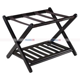 Kệ để hành lý khung gỗ mặt dây căng