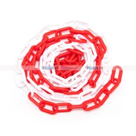 Dây xích nhựa trắng đỏ