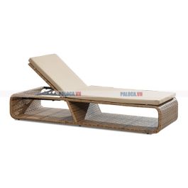 Giường bể bơi nhựa giả mây