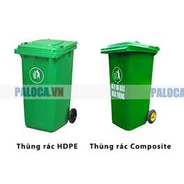 Phân biệt thùng rác nhựa HDPE và thùng rác nhựa Composite