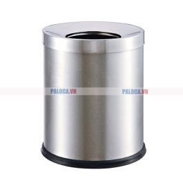 Thùng rác inox nắp hở
