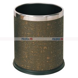 Thùng rác bọc giả da họa tiết Ai Cập