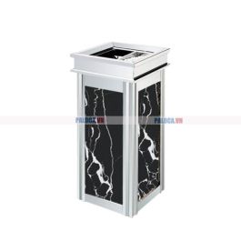 Thùng rác inox đá hoa cương