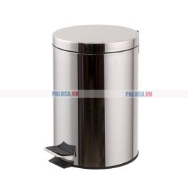 thùng rác inox đạp chân 12L