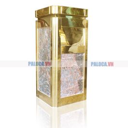 Thùng rác inox đá hoa cương