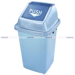 Thùng rác nhựa 60L nắp đẩy