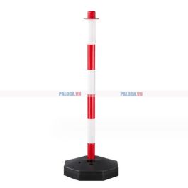 Trụ cảnh báo giao thông đế nhựa chứa nước