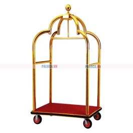Xe đẩy hành lý khung vòm inox