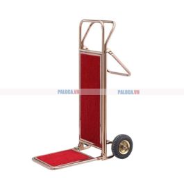 Xe đẩy hành lý khách sạn bằng inox 2 bánh D14-A