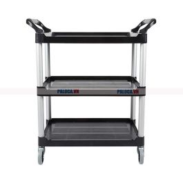 Xe đẩy thức ăn 3 tầng bằng nhựa