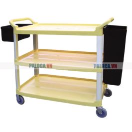 xe đẩy thức ăn dọn bàn cao cấp
