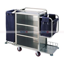 Xe làm buồng inox 2 túi vải bạt