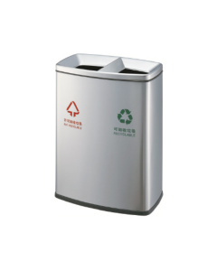 Thùng rác inox ngoài trời 2 ngăn