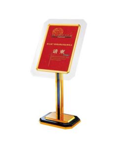 Bảng menu khách sạn bằng meka