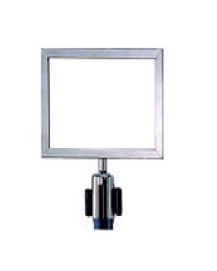 Bảng thông báo cột chắn inox dây căng