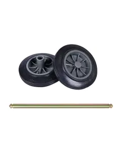 Bánh xe và trục thùng rác nhựa