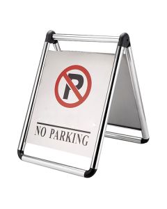 Biển đỗ xe gấp inox