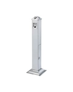 Cây gạt tàn đứng inox vuông CGTCN-04