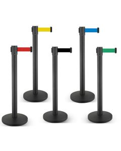 Cột chắn inox đen dây căng
