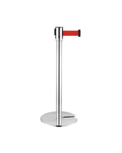 Cột chắn inox xếp gọn đế chữ U