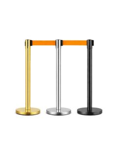 Cột chắn sự kiện dây căng màu cam