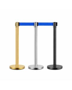 Cột inox phân làn dây xanh biển