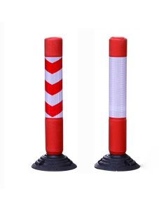 cột trụ dẻo phân làn phân cách cao su